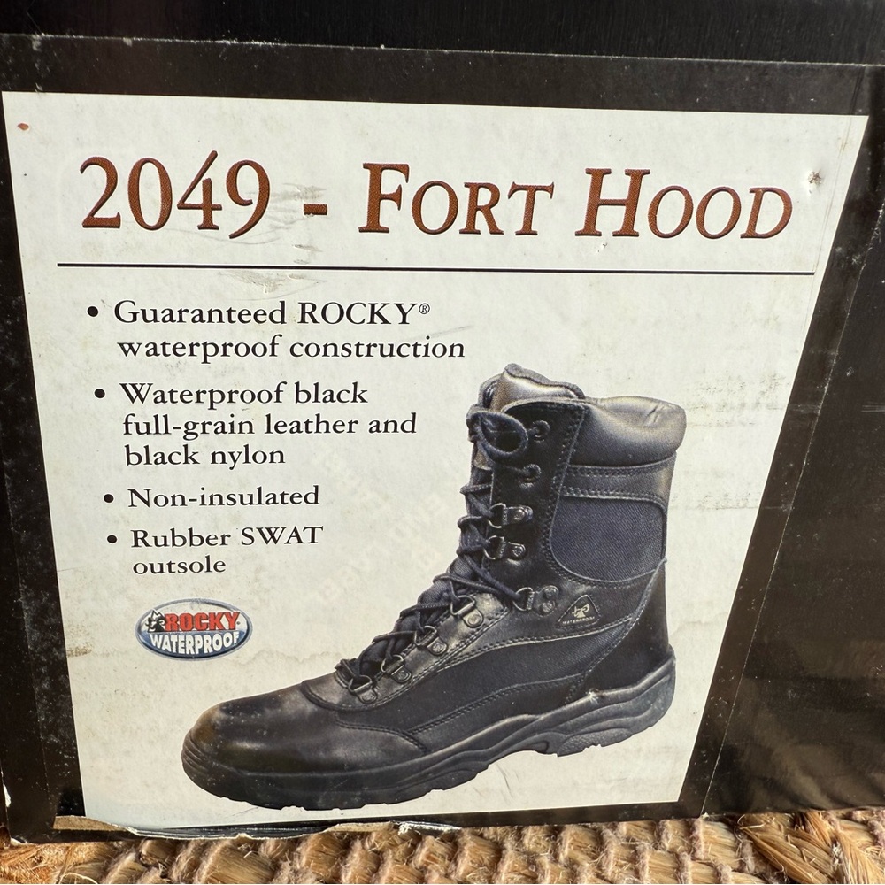 Rocky Men's Black Fort Hood Boots